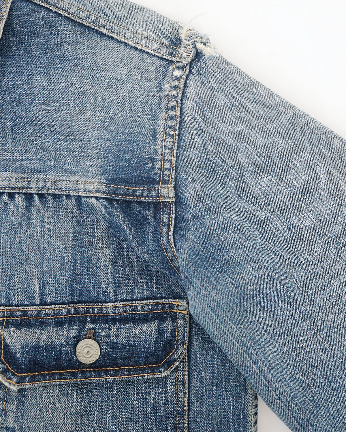 1950's Type 2 Distressed Denim Jacket