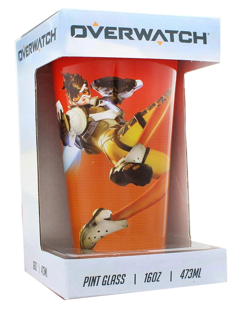 Overwatch Tracer Pint Glass