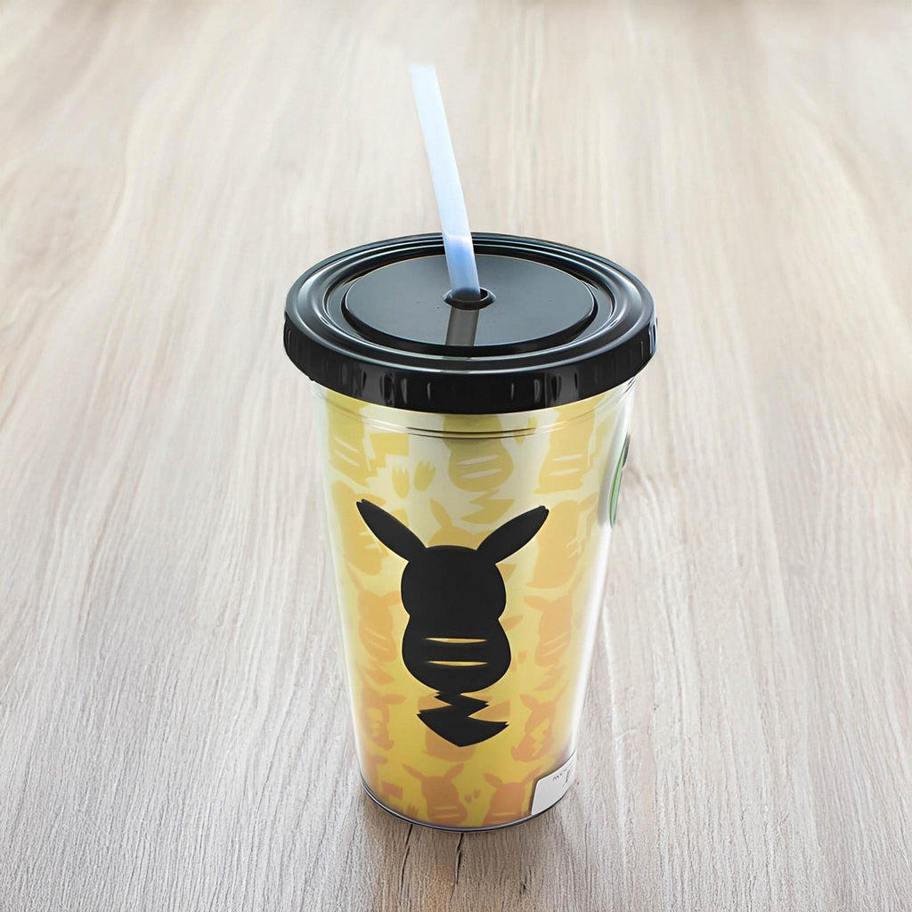 Pokemon Pikachu Silhouette Gold 16oz Carnival Cup
