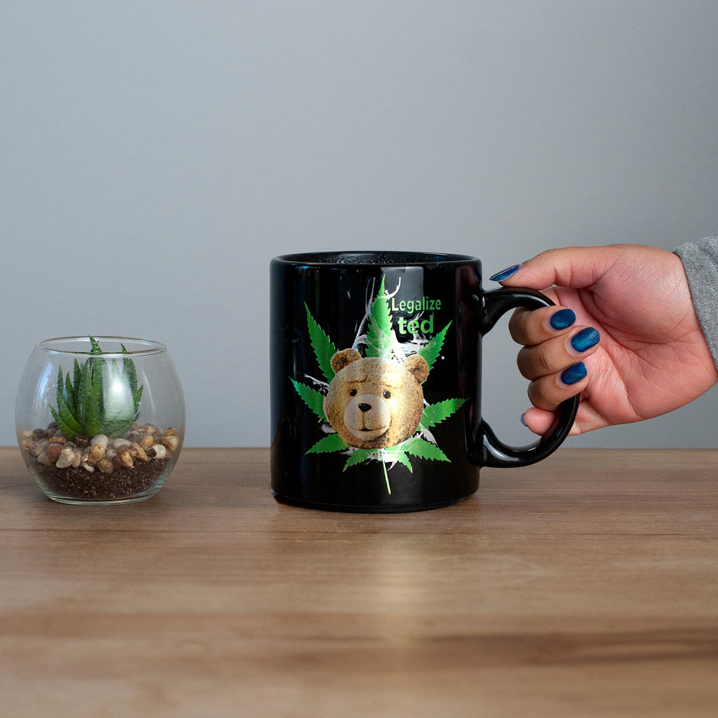 Ted 2 Legalize Ted 12oz Foil-Printed Ceramic Coffee Mug