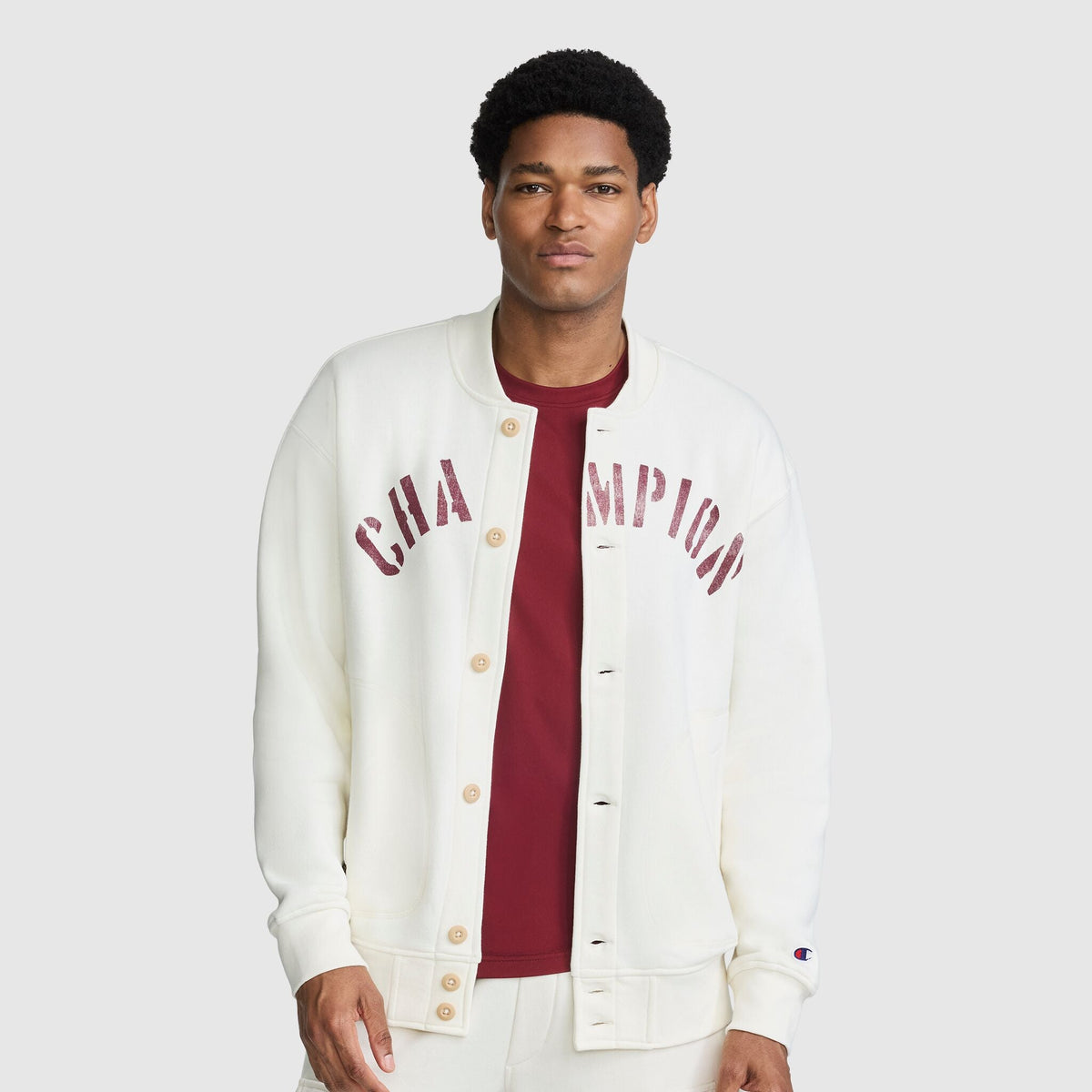 Fleece Baseball Jacket