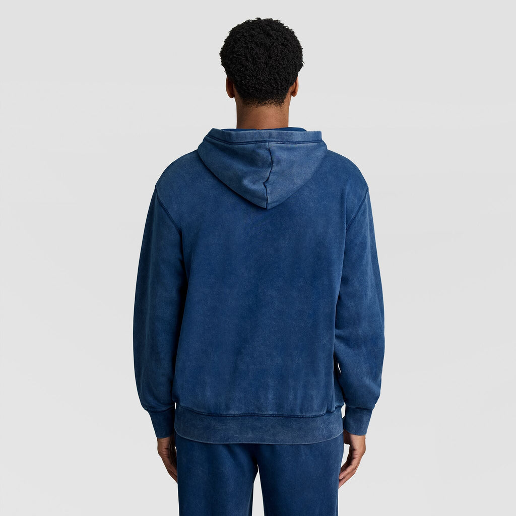 Mineral Wash Pullover Hoodie, C Patch Logo