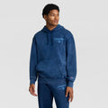 Mineral Wash Pullover Hoodie, C Patch Logo
