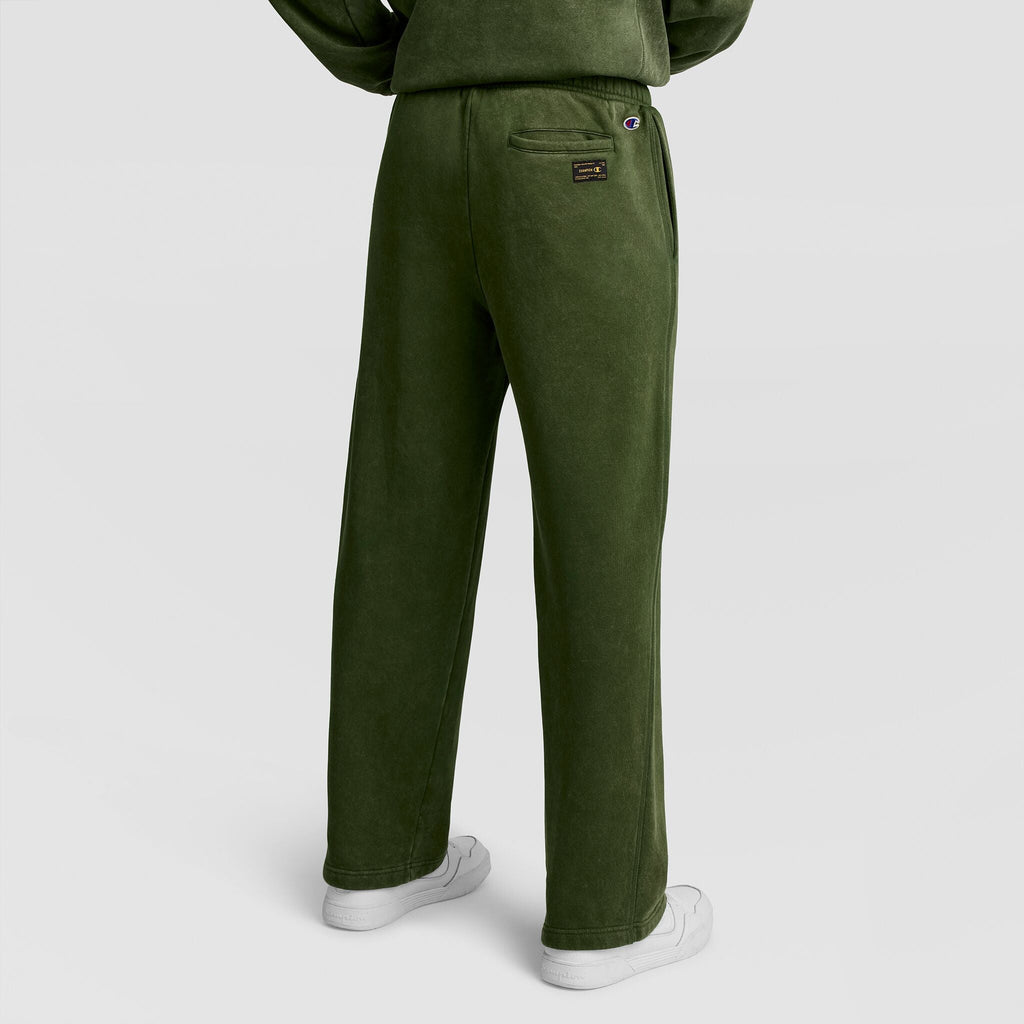 Mineral Wash Open Hem Pants