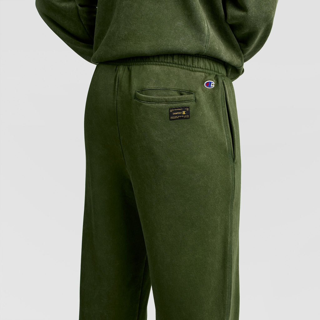 Mineral Wash Open Hem Pants
