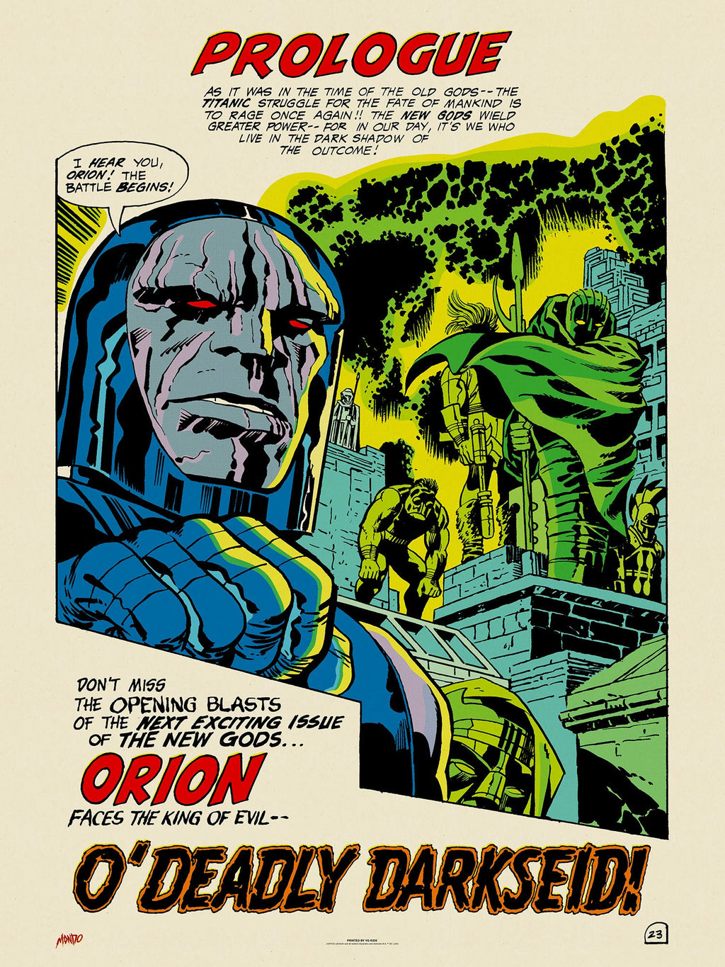 New Gods #1: "O' Deadly Darkseid!" Poster