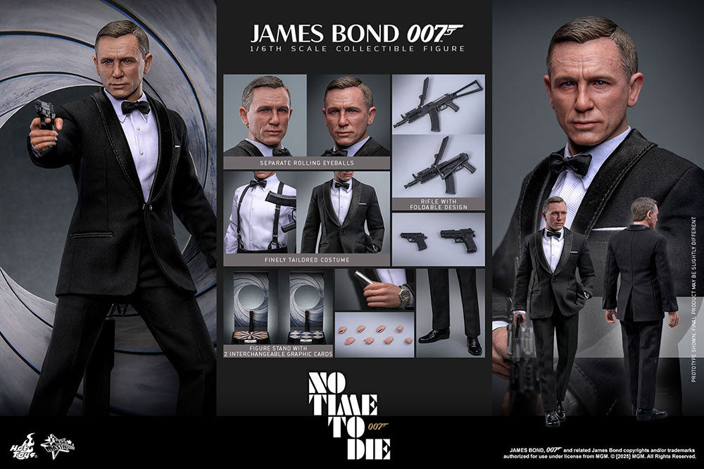 1/6 Movie Masterpiece - Scale Fully Poseable Figure: No Time To Die - James Bond