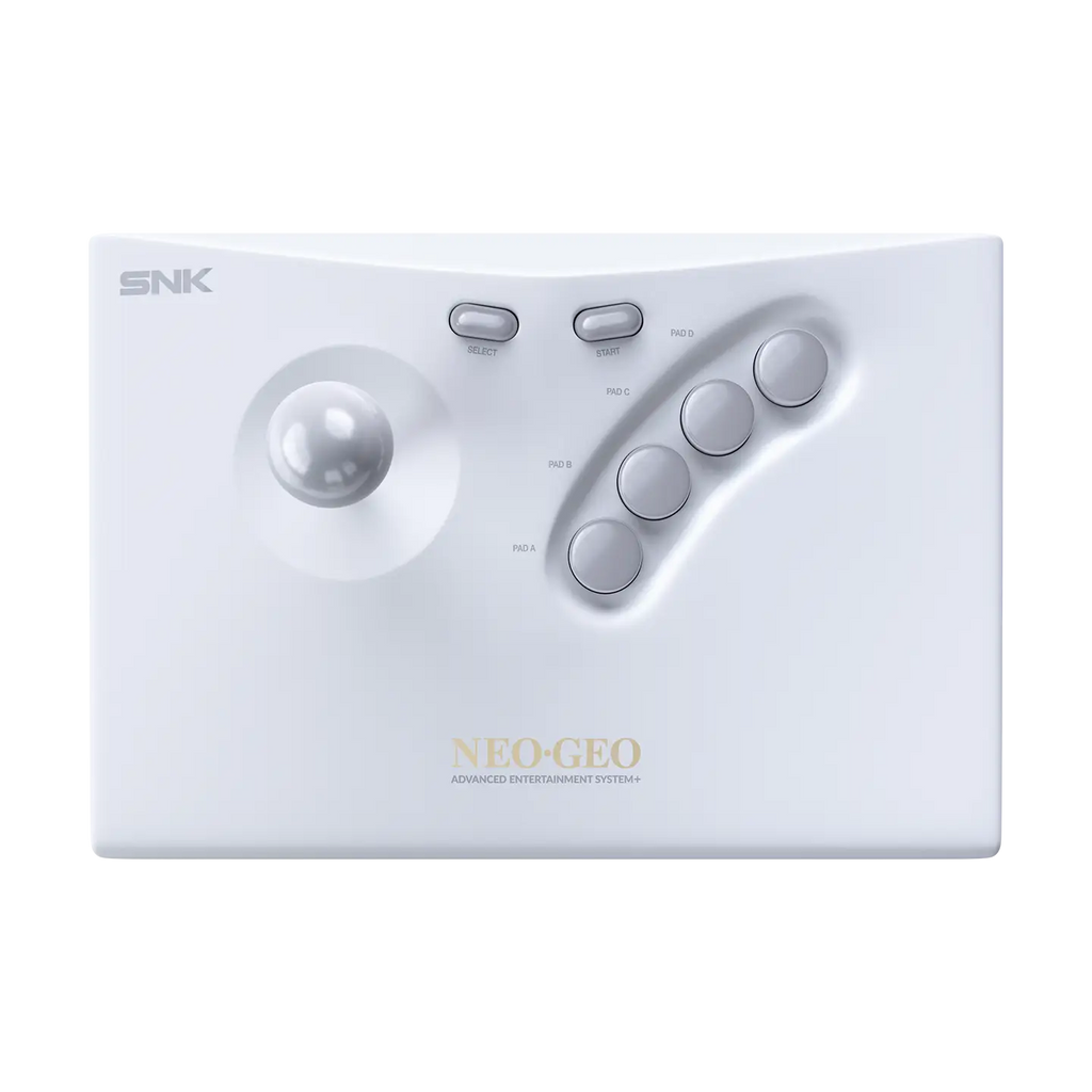 Japanese Version - NEOGEO AES+ Arcade Stick White [Pre-Order Nov 2026 - Postponed to Sep 2027 by Manufacturer]