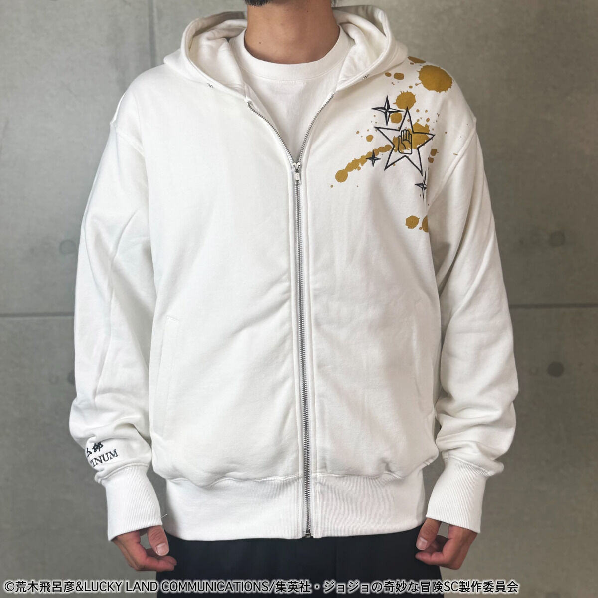 JoJo's Bizarre Adventure Karakuri Tamashii x Stardust Crusaders - Jotaro Kujo Embroidered Hoodie (2 Types)