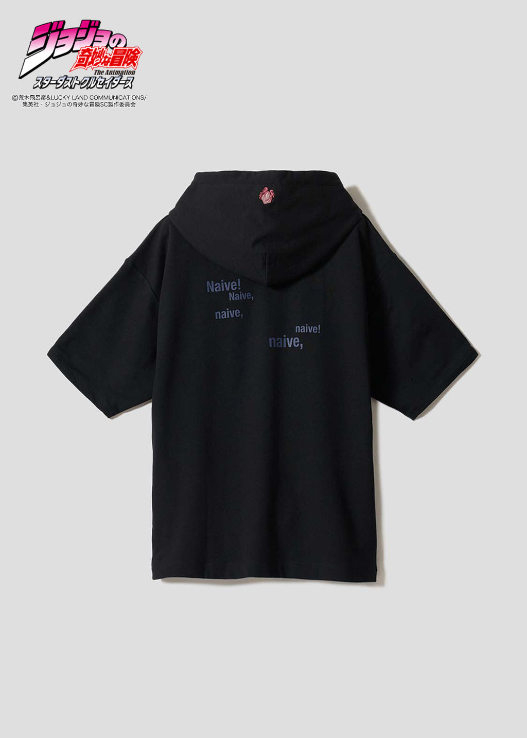 JoJo's Bizarre Adventure x Graniph Fashion Collection - Jean Pierre Polnareff Oversized Short-Sleeve Hoodie