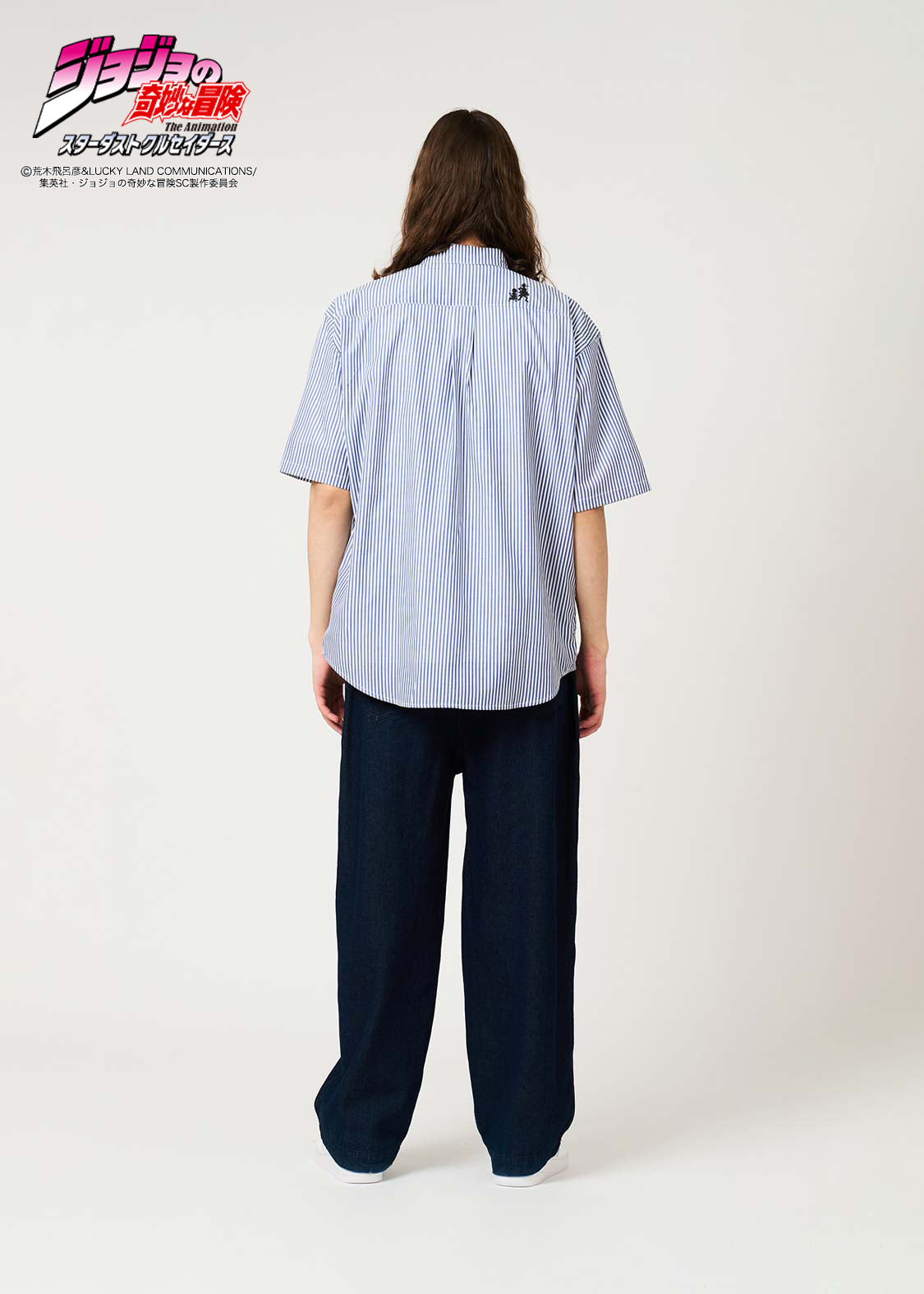 JoJo's Bizarre Adventure x Graniph Fashion Collection - Zenyatta Mondatta Brothers Loose Fit Short Sleeve Shirt [Release April 28, 2026]