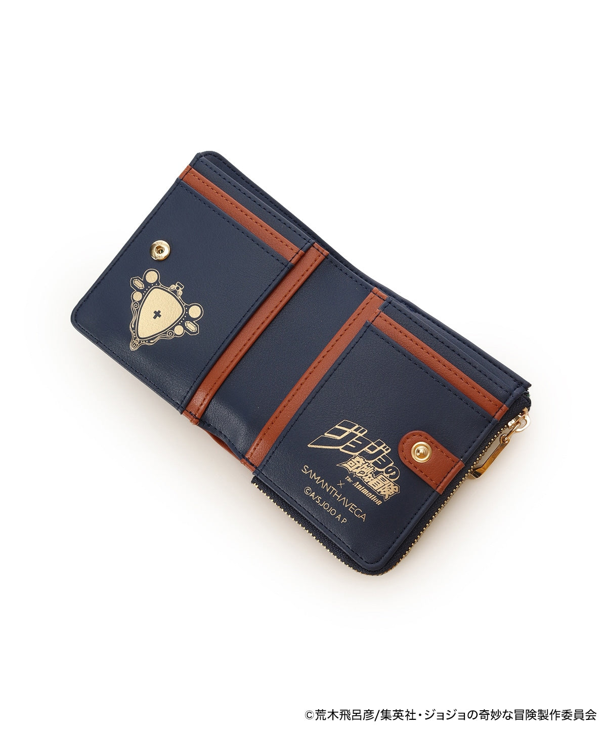 Jojo's Bizarre Adventure Battle Tendency x SAMANTHA VEGA - Joseph Joestar Folding Wallet