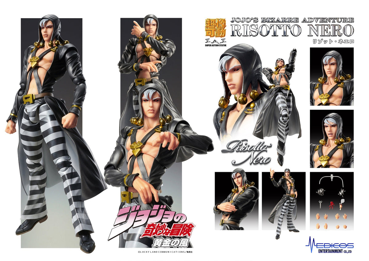 Jojo's Bizarre Adventure Part.V Super Action Statue Figure - Risotto Nero [Pre-Order Sep 2026]