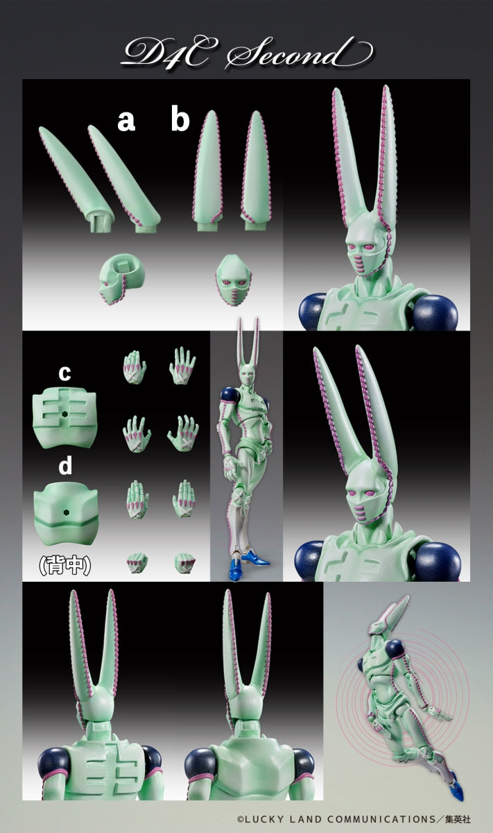 Jojo's Bizarre Adventure Super Action Statue - D4C 2nd