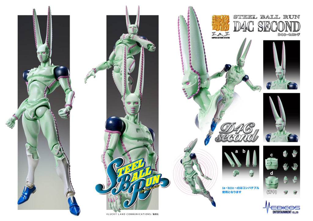 Jojo's Bizarre Adventure Super Action Statue - D4C 2nd