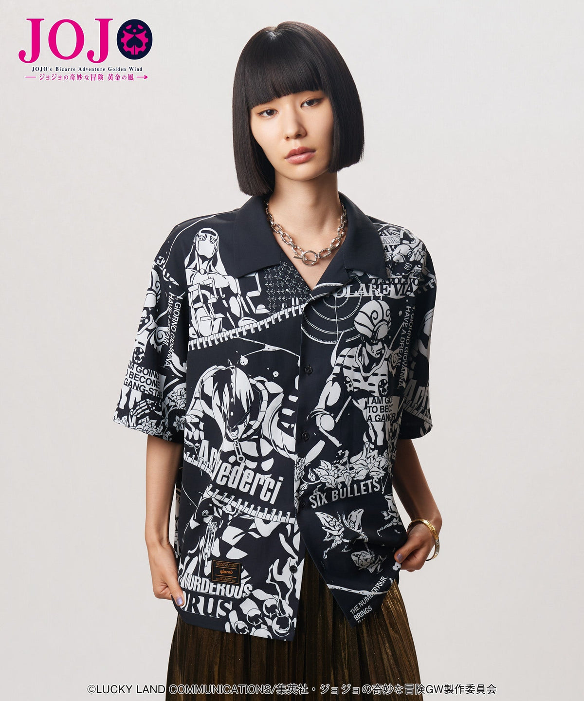 Jojo's Bizarre Adventure x Glamb Fashion Collection - Bruno Bucciarati Stand Shirt [Pre-Order Nov 2026]