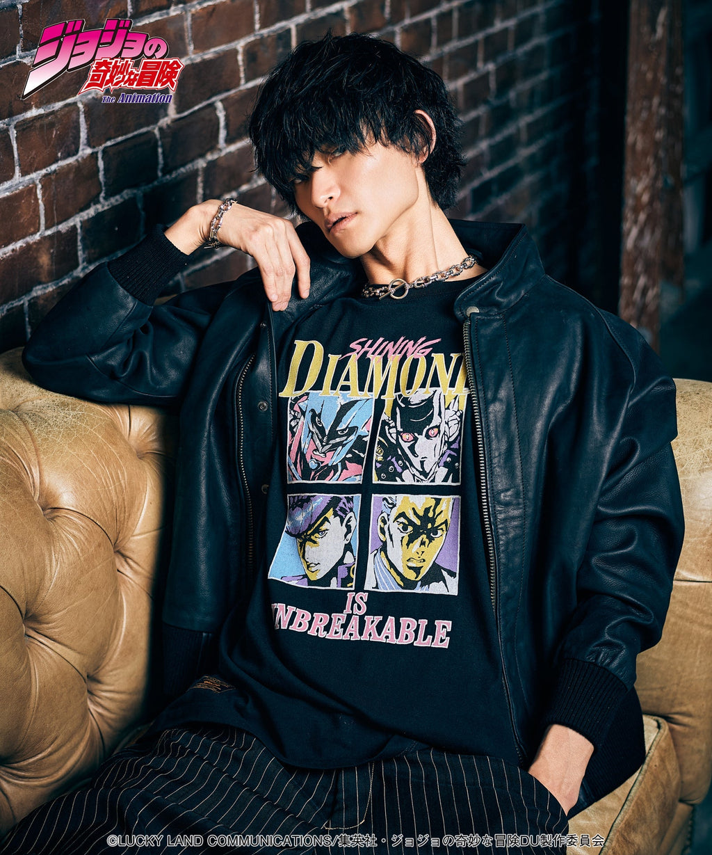 Jojo's Bizarre Adventure x Glamb Fashion Collection - Crazy Diamond vs Killer Queen T-Shirt