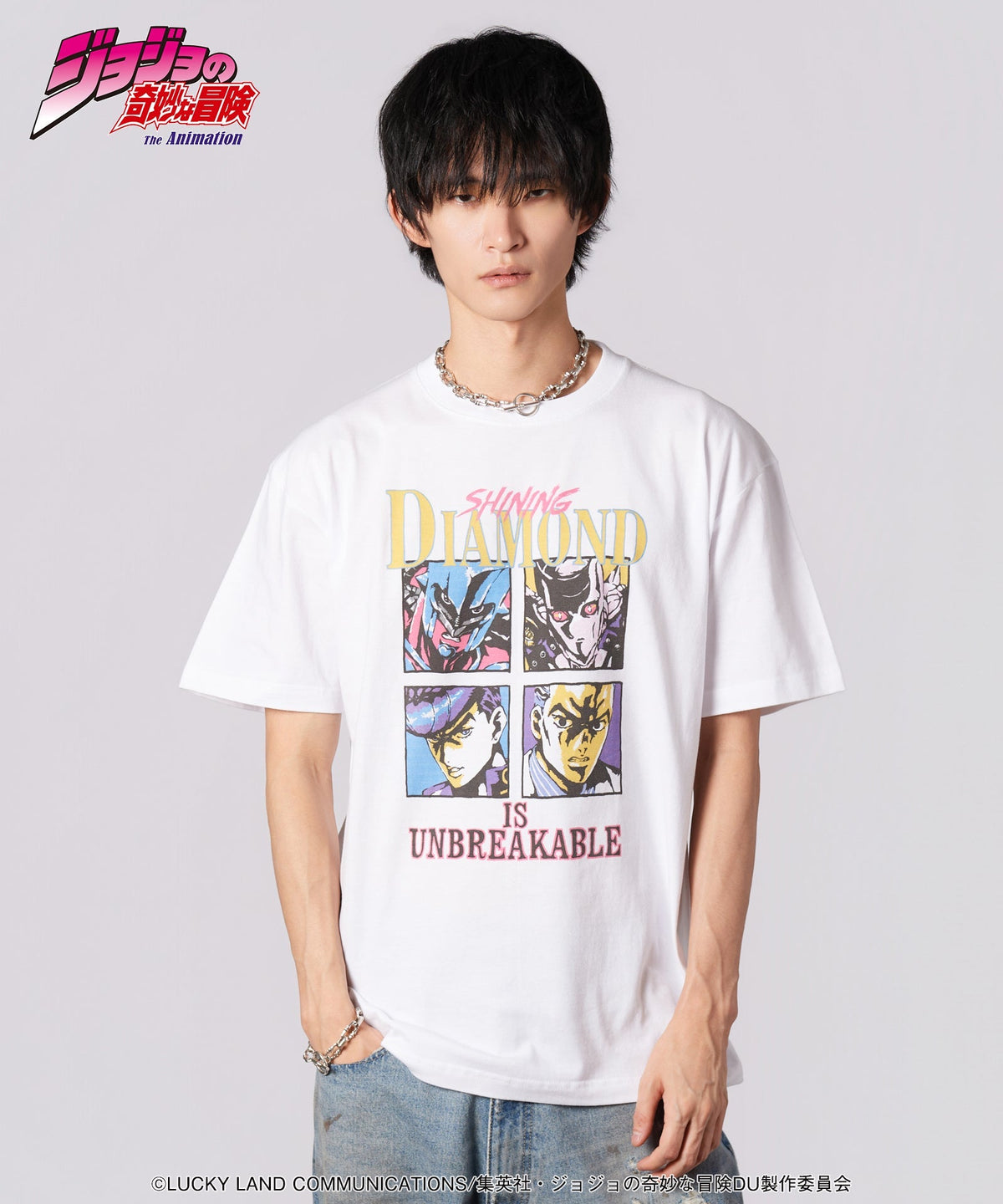 Jojo's Bizarre Adventure x Glamb Fashion Collection - Crazy Diamond vs Killer Queen T-Shirt