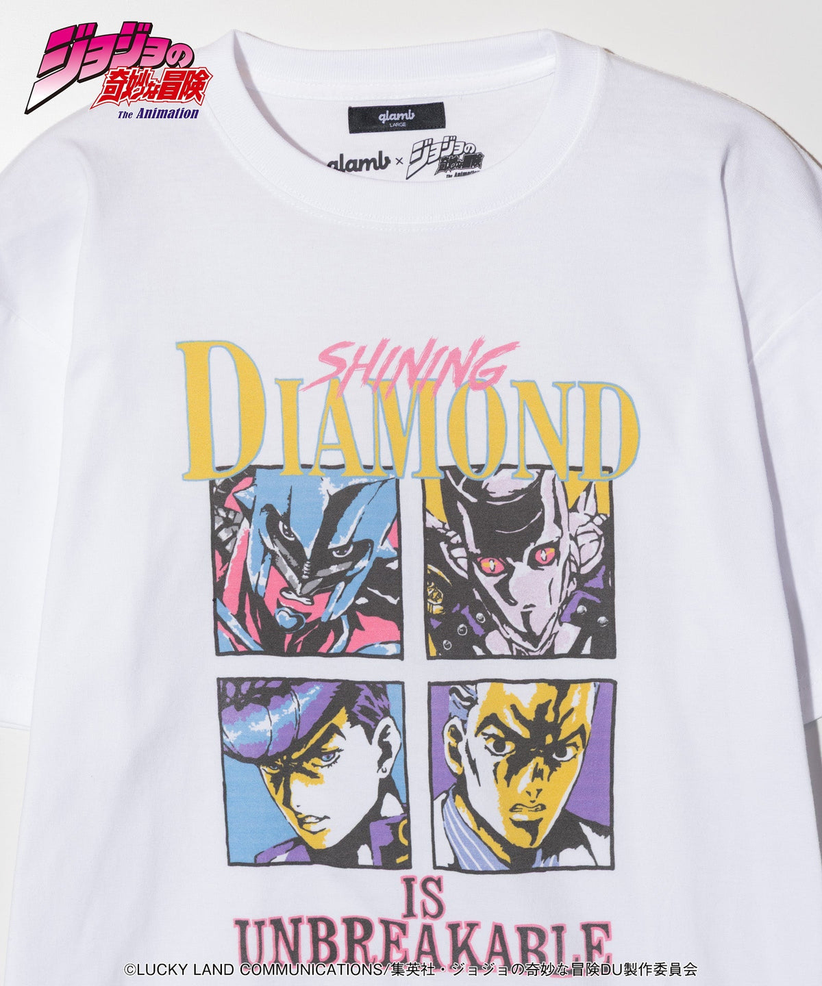 Jojo's Bizarre Adventure x Glamb Fashion Collection - Crazy Diamond vs Killer Queen T-Shirt