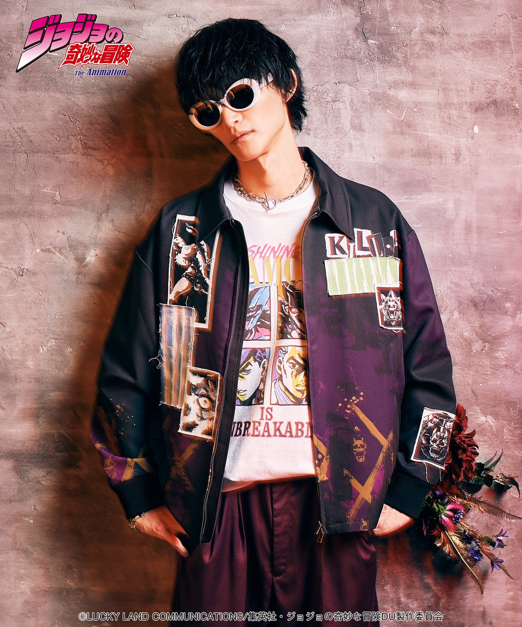 Jojo's Bizarre Adventure x Glamb Fashion Collection - Crazy Diamond vs Killer Queen T-Shirt
