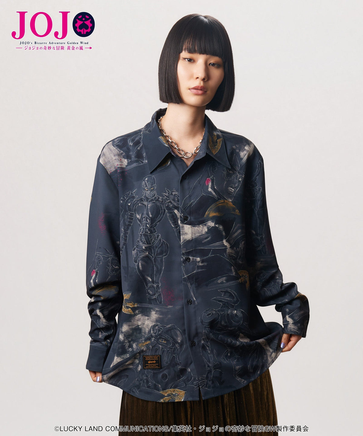 Jojo's Bizarre Adventure x Glamb Fashion Collection - Jean Pierre Polnareff's Stand Shirt [Pre-Order Nov 2026]