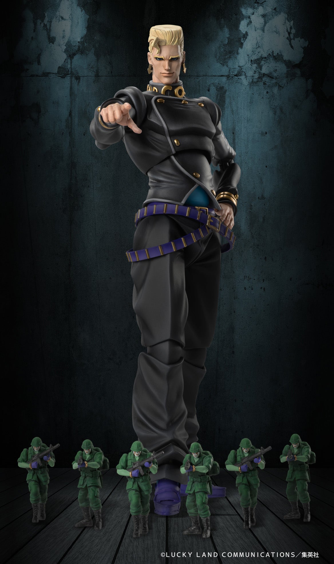 Jojo's Bizarre Adventure Part. IV Super Action Statue - Keicho Nijimura & Bad Company [Pre-Order Sep 2026]
