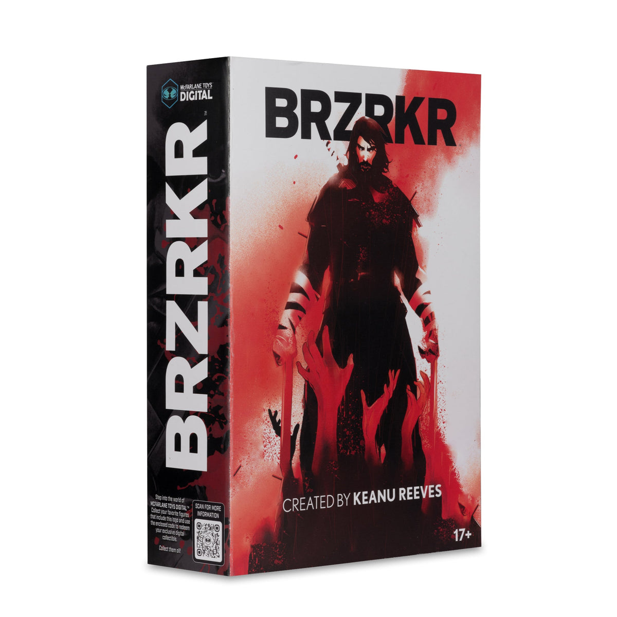 BRZRKR B 7IN DELUXE ACTION FIGURE WITH MCFARLANE TOYS DIGITAL COLLECTIBLE **Walmart Exclusive**
