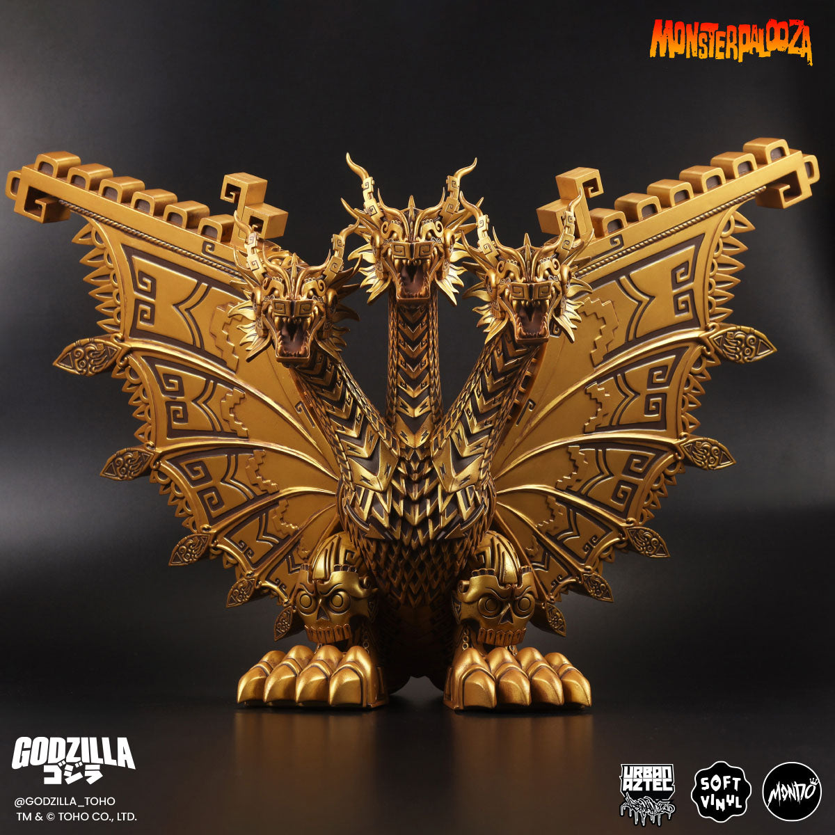 King Ghidorah - Vinyl Designer Figure by Urban Aztec - Relic Variant