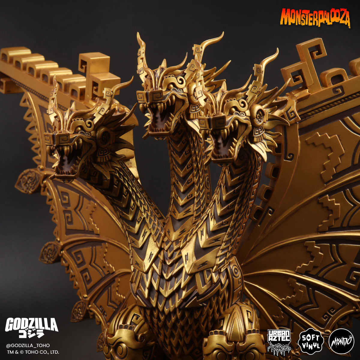 King Ghidorah - Vinyl Designer Figure by Urban Aztec - Relic Variant
