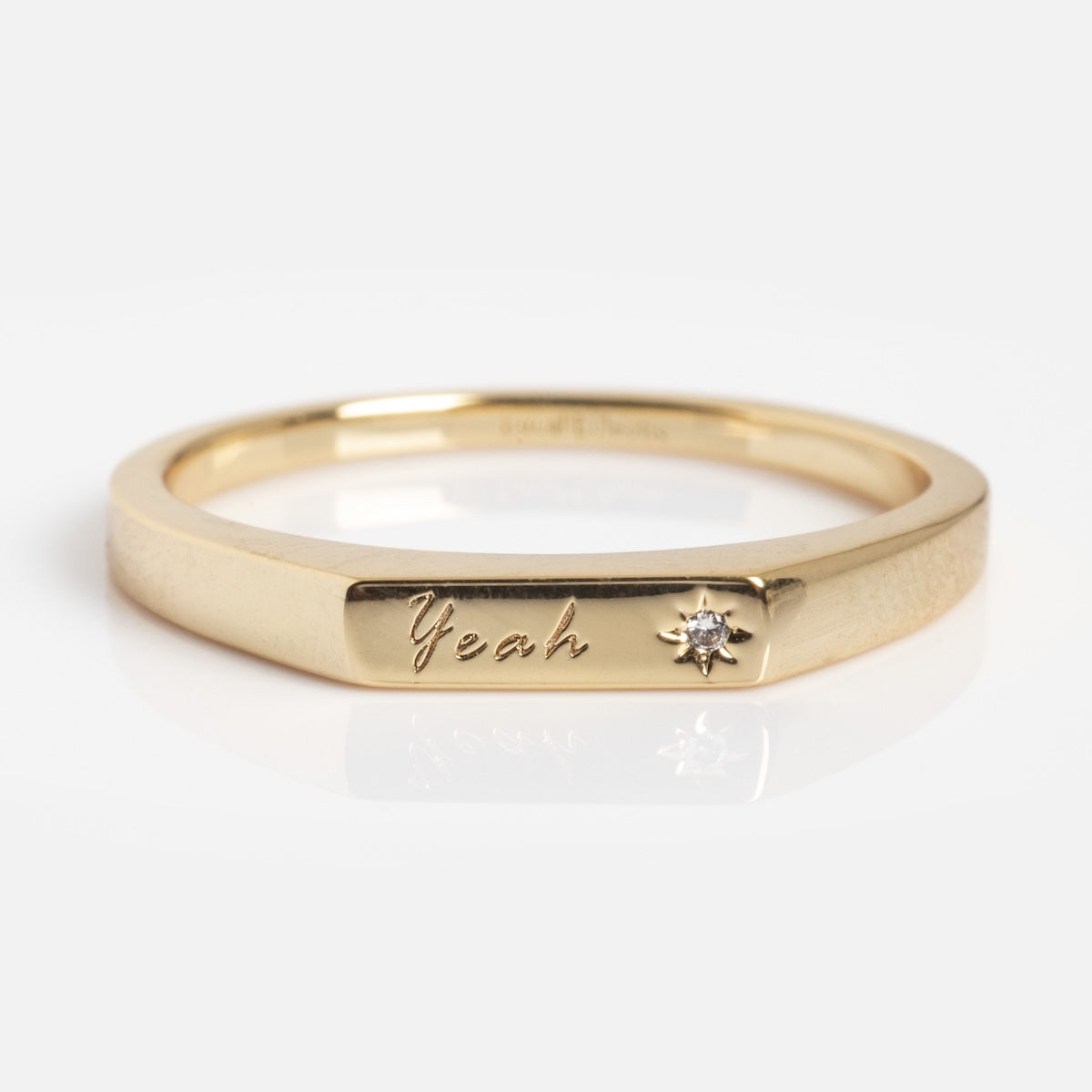 Tiny Conversation Stacking Ring