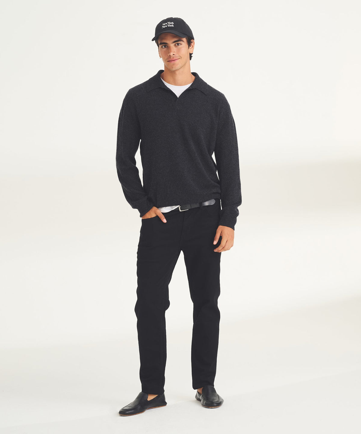 Lightweight Cashmere Relaxed Polo