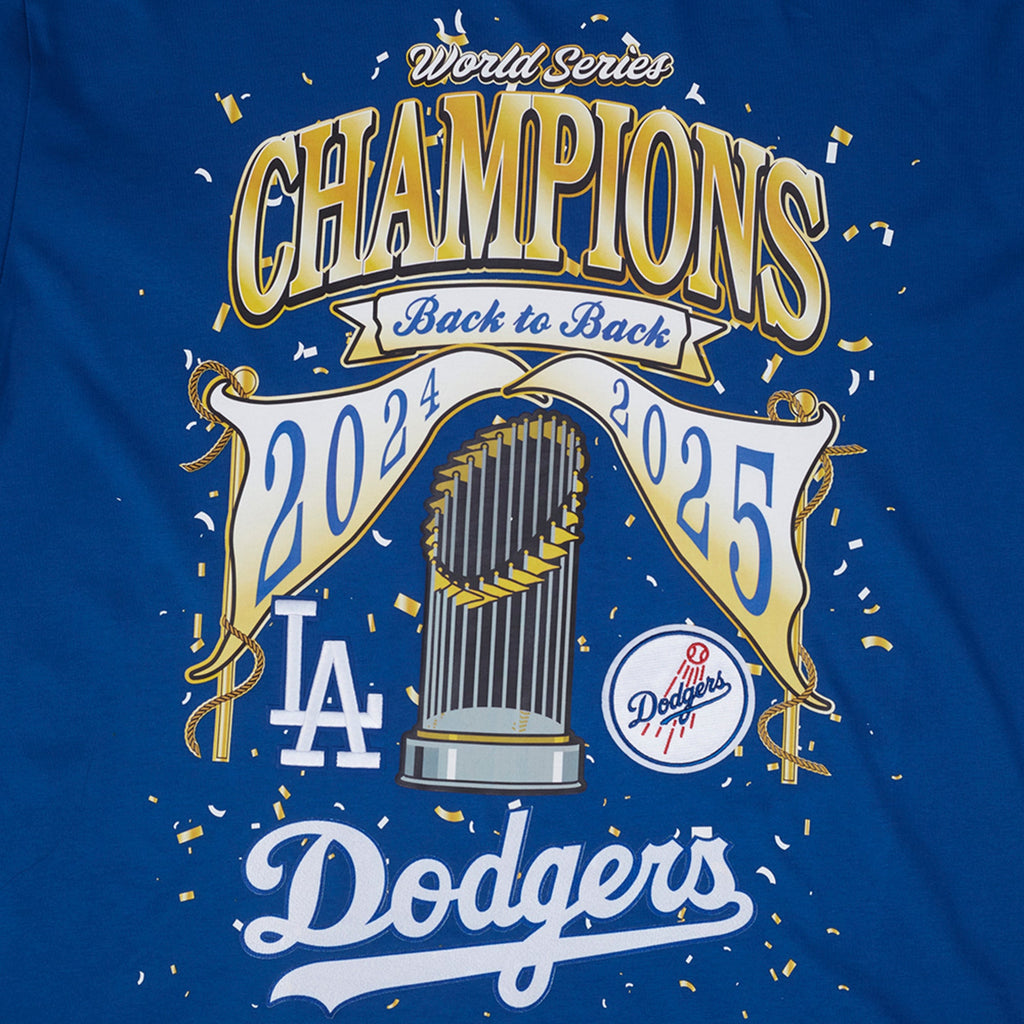 Los Angeles Dodgers Back to Back Champs Tee - Mens