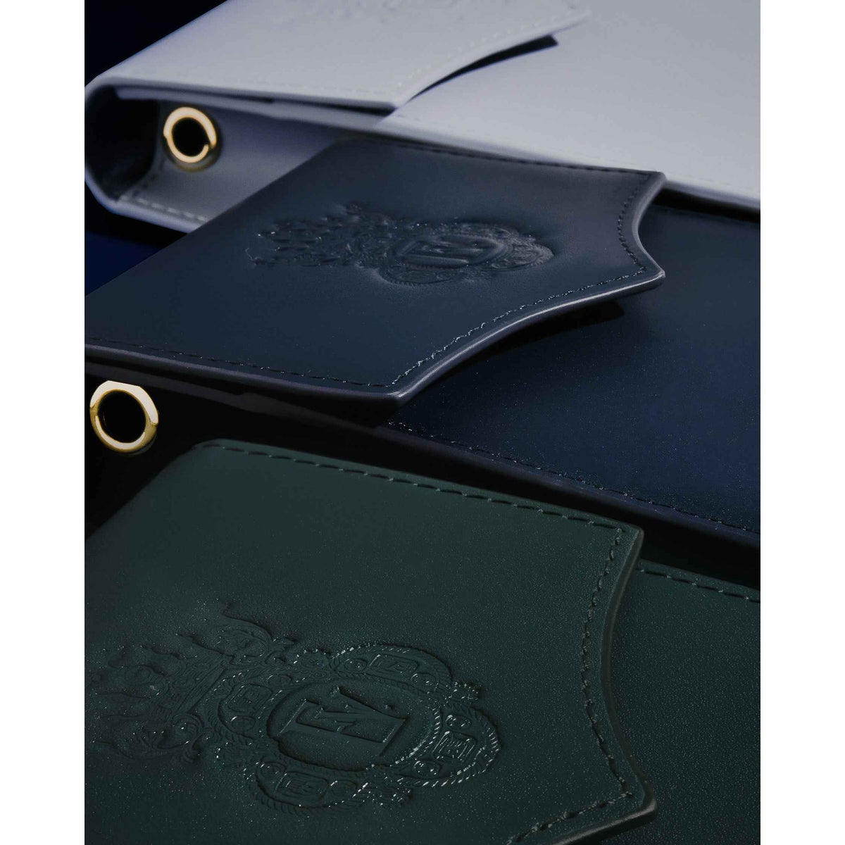 Leather Stationery Collection - The Pendant Purse / Light Blue