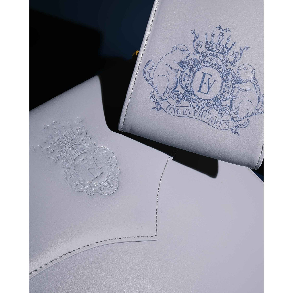 Leather Stationery Collection - The Pendant Folio A5 / Light Blue