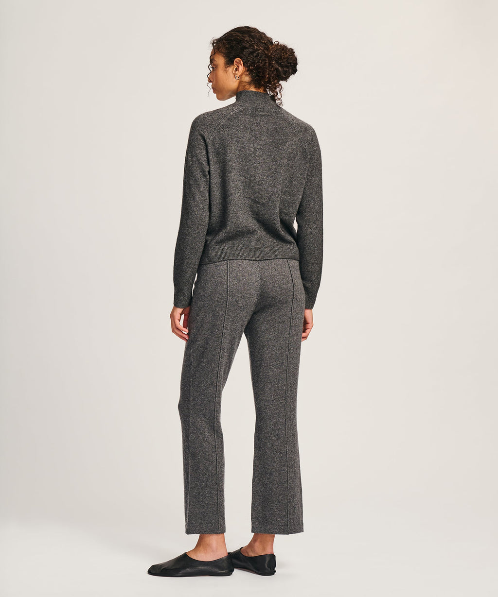 Lightweight Cashmere Henley Sweater