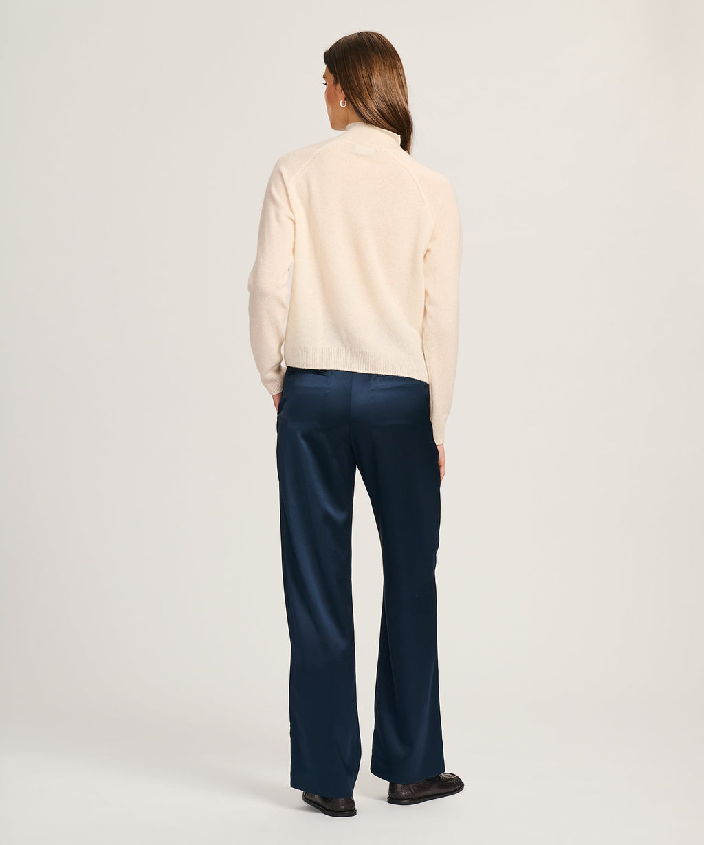 Lightweight Cashmere Henley Sweater