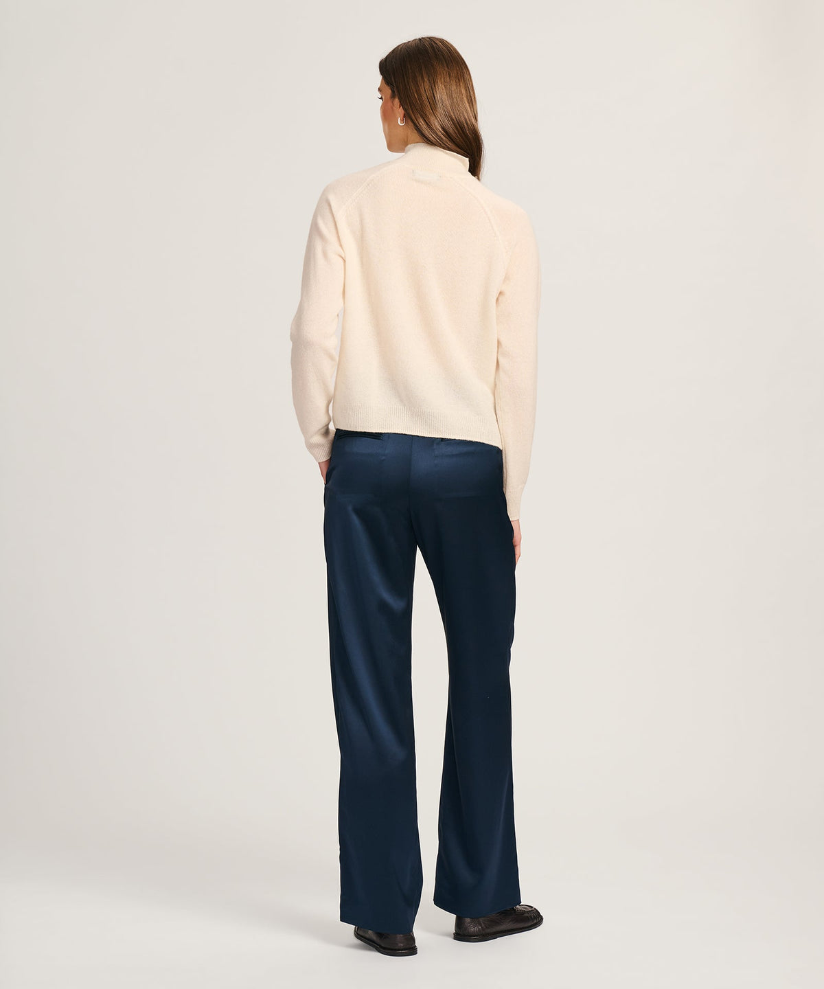 Lightweight Cashmere Henley Sweater