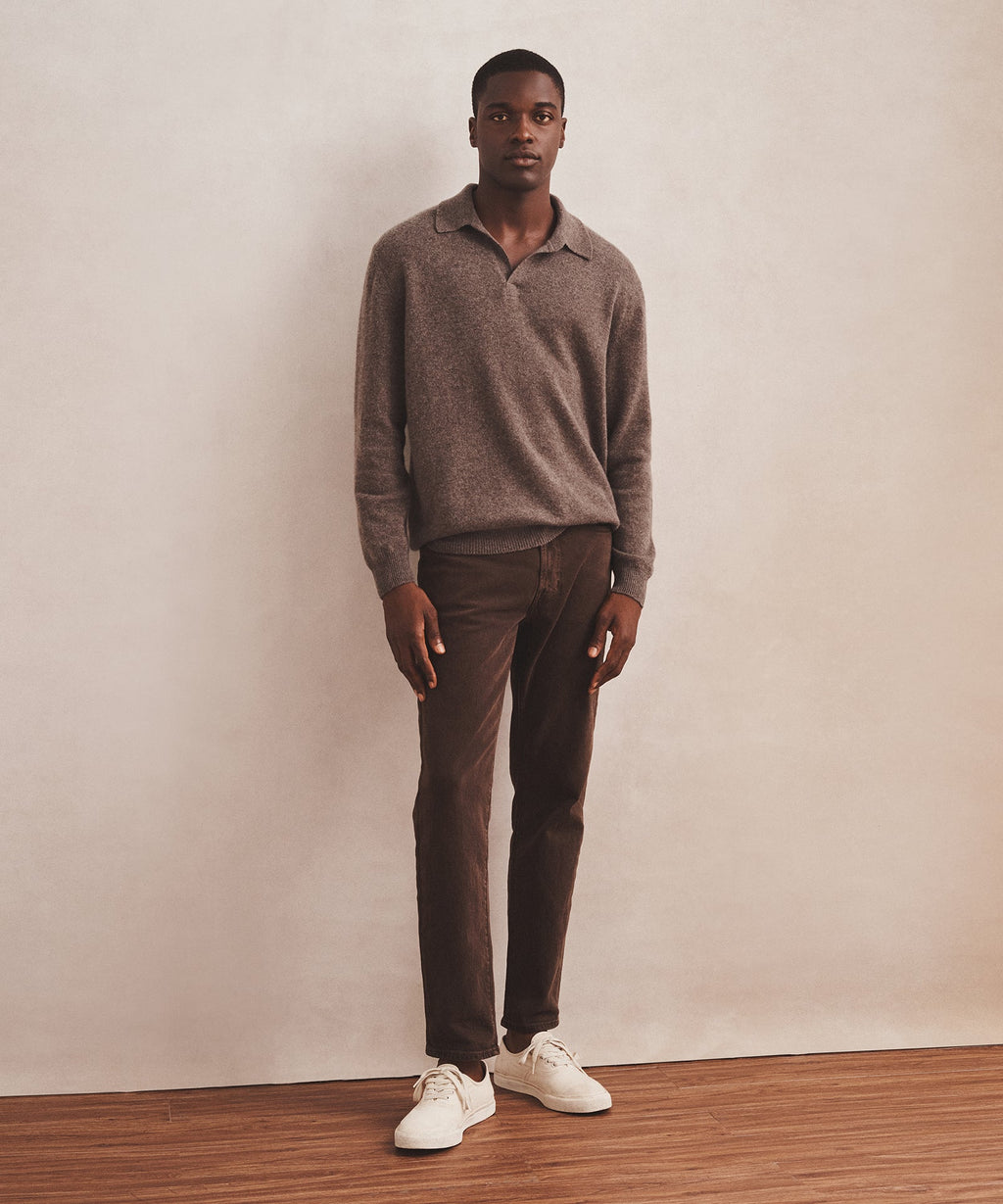 Lightweight Cashmere Relaxed Polo