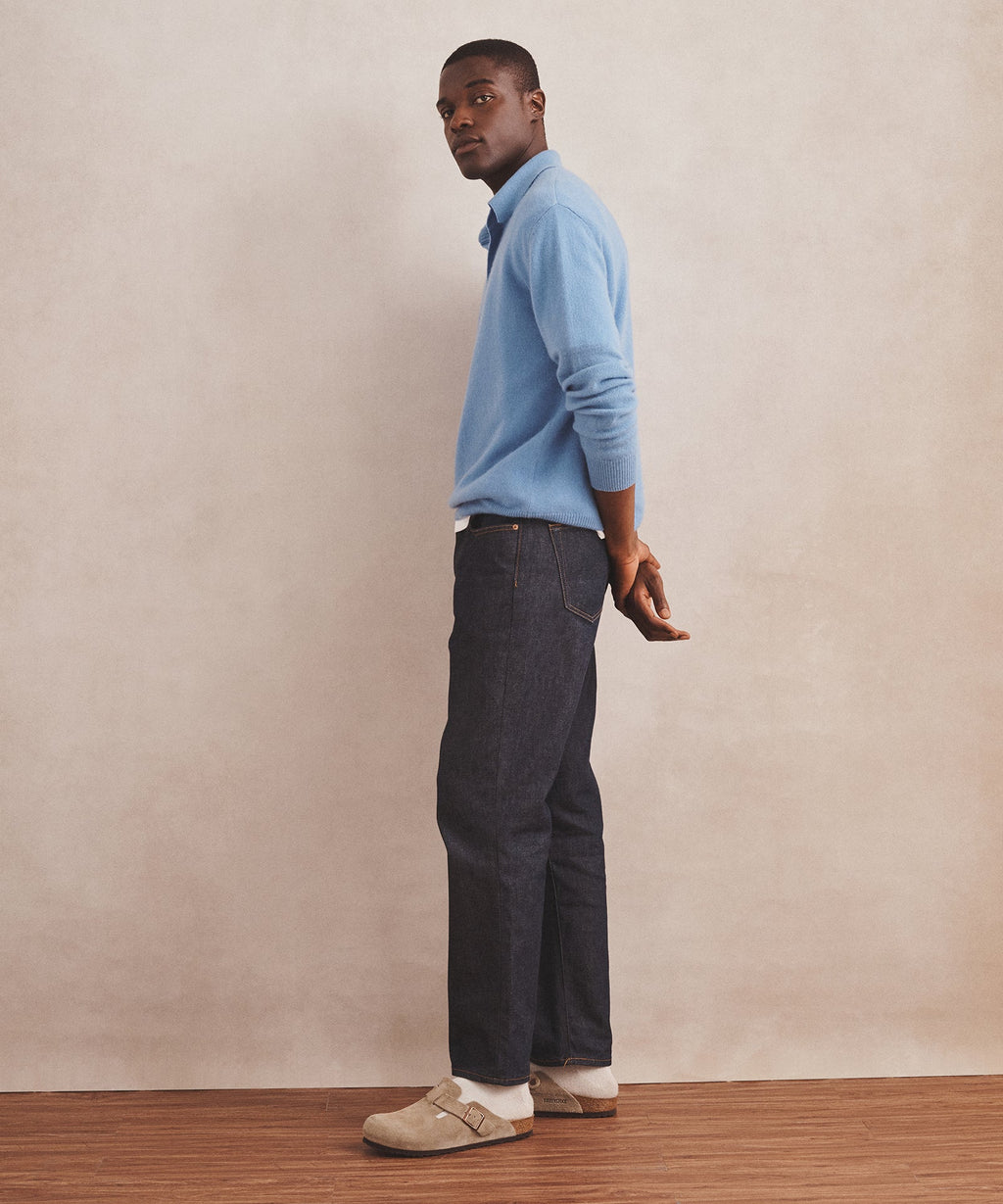 Lightweight Cashmere Relaxed Polo