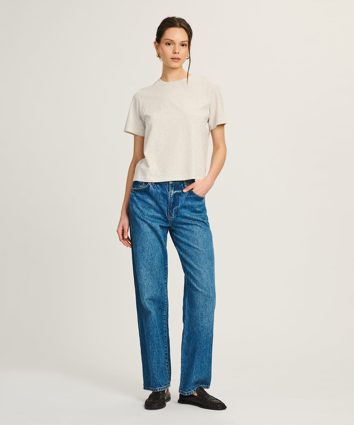 Lightweight Brushed Relaxed Tee