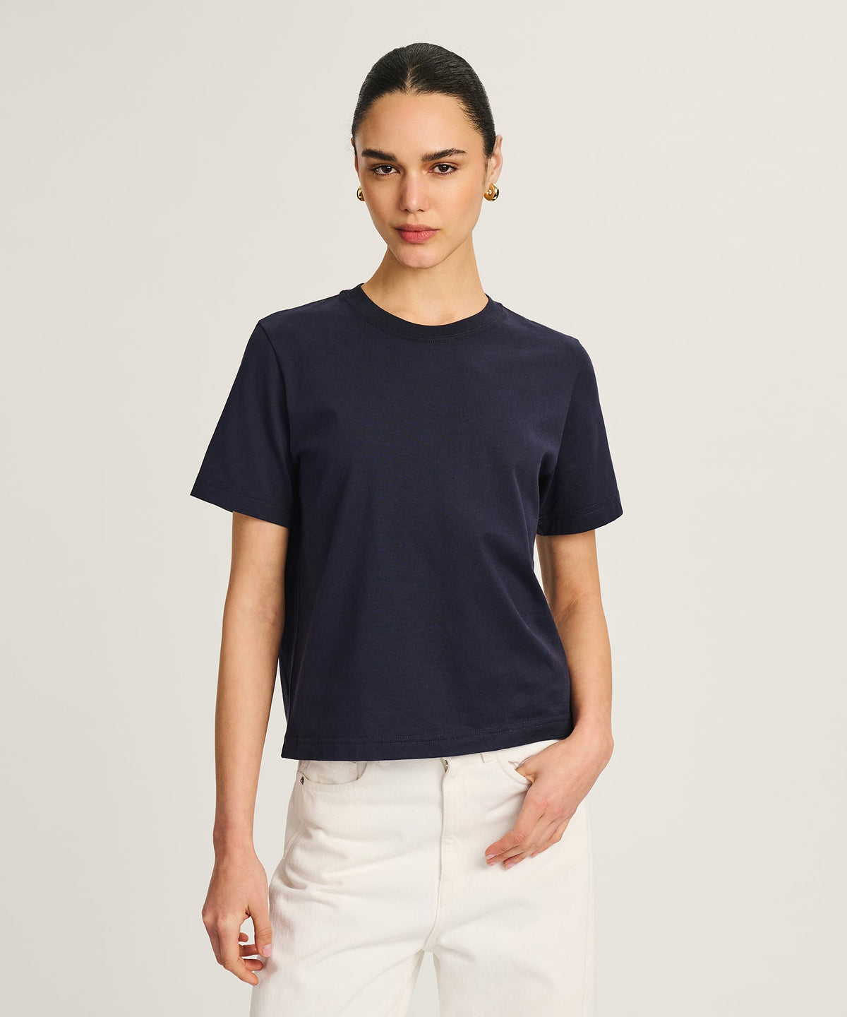 3-Pack Lightweight Brushed Cotton Relaxed Tee