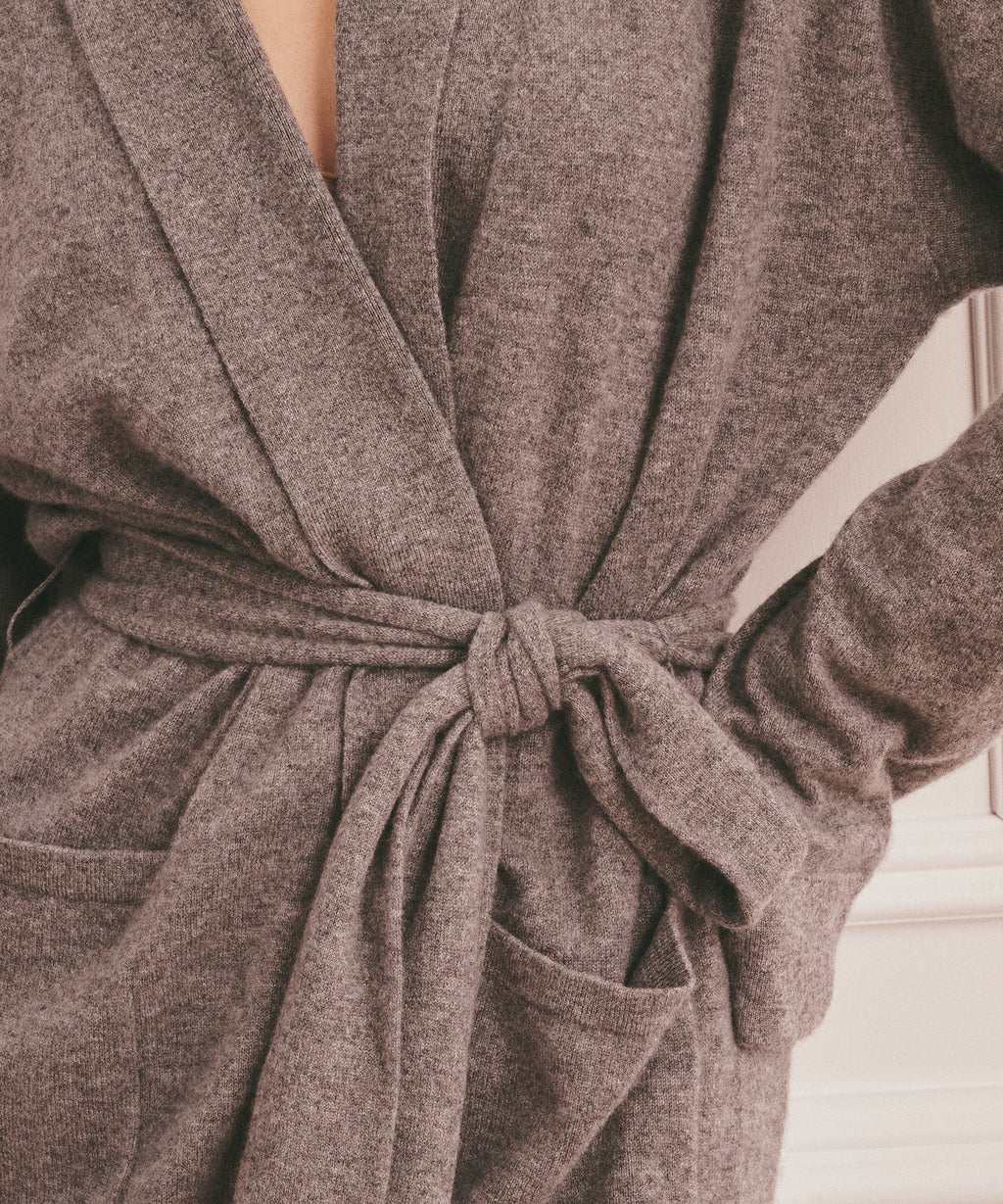Signature Cashmere Long Robe
