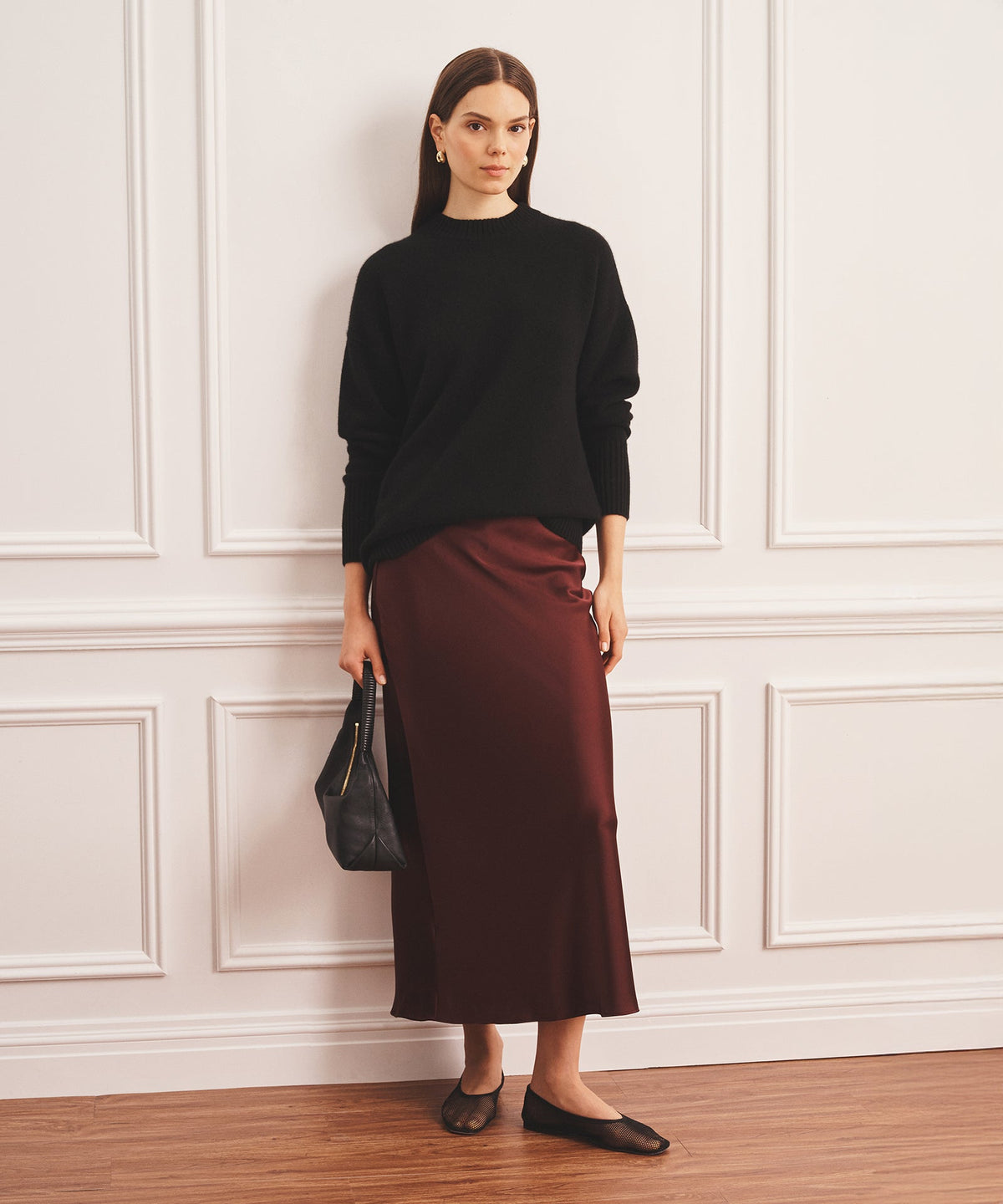 Luxe Cashmere Oversized Crewneck Sweater