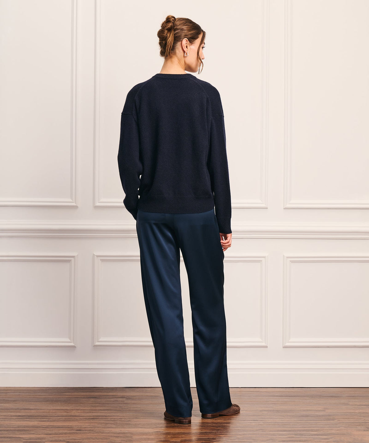 Luxe Cashmere Split Neck Sweater