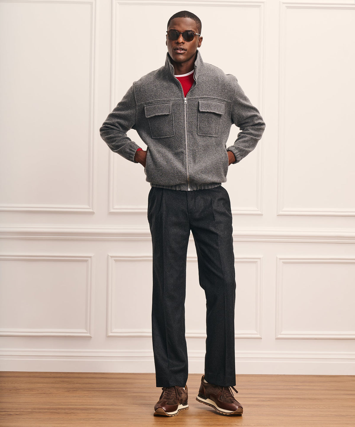 Luxe Cashmino Milano Utility Jacket