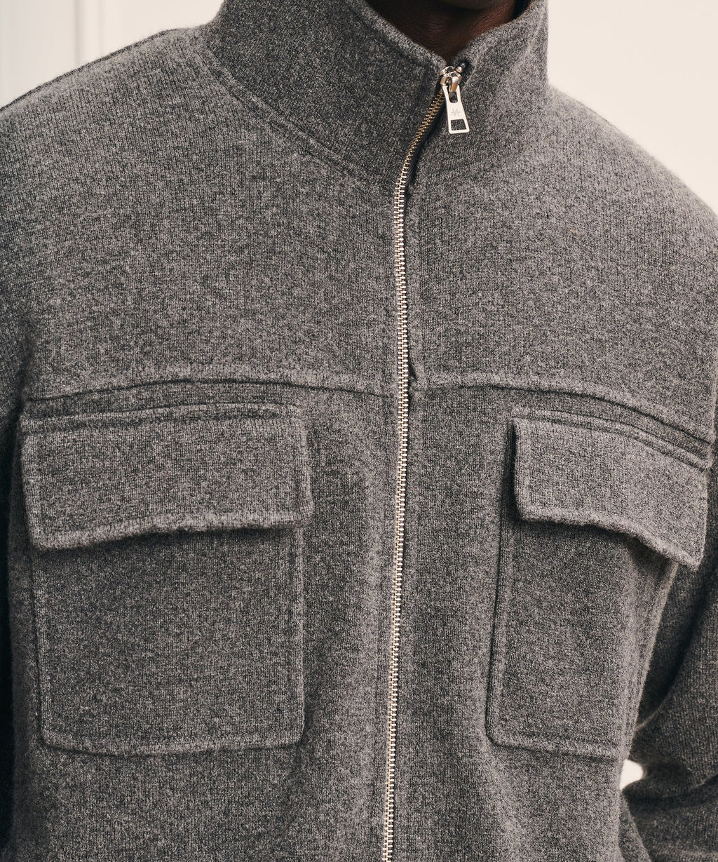 Luxe Cashmino Milano Utility Jacket