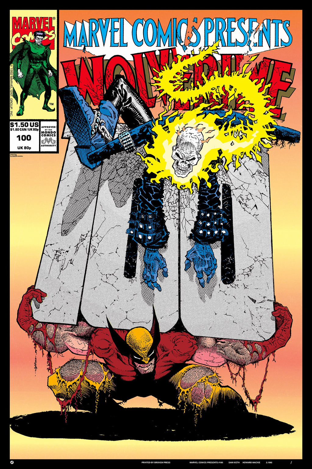 Marvel Comics Presents #100 Poster