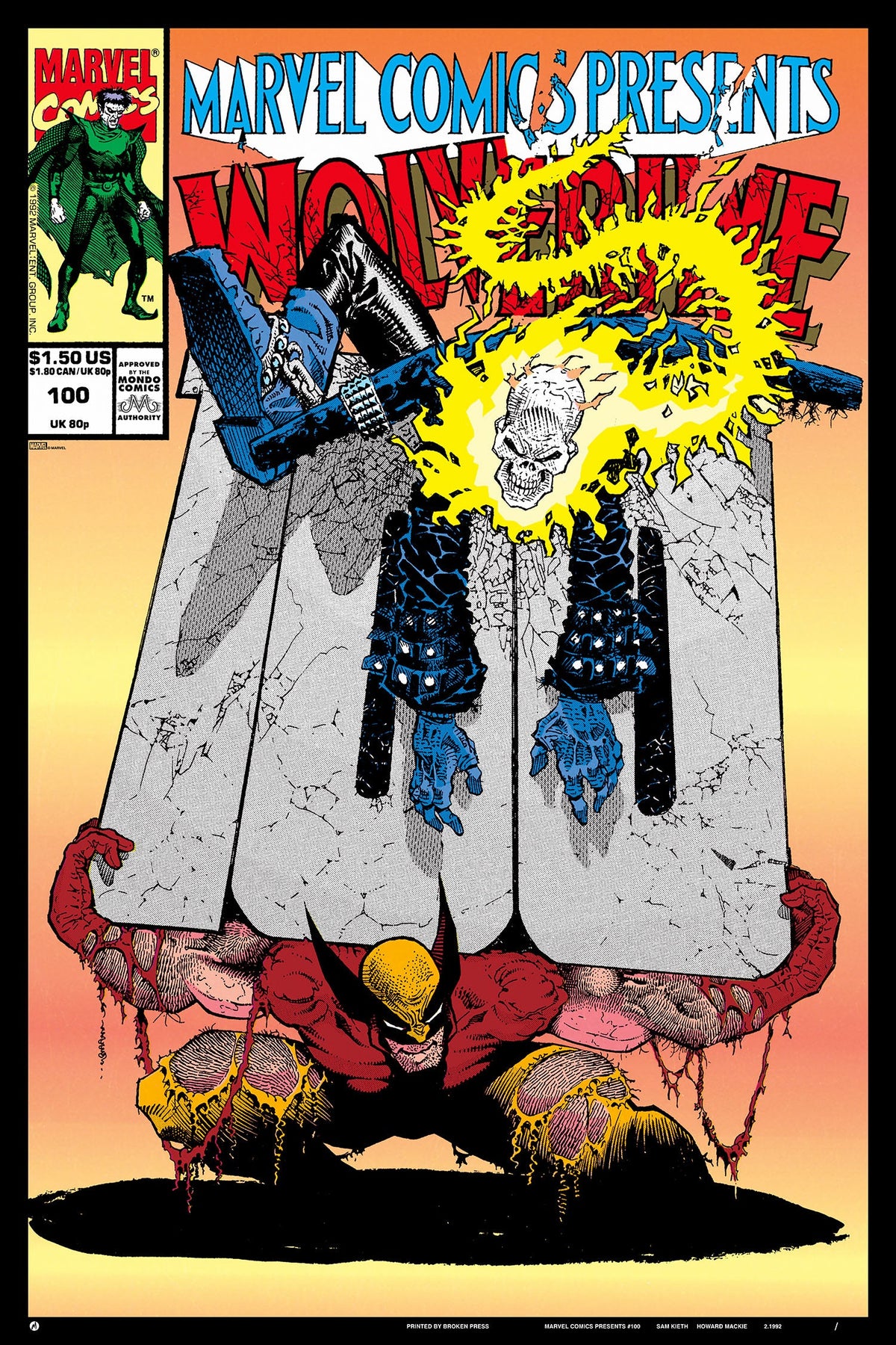 Marvel Comics Presents #100 Poster