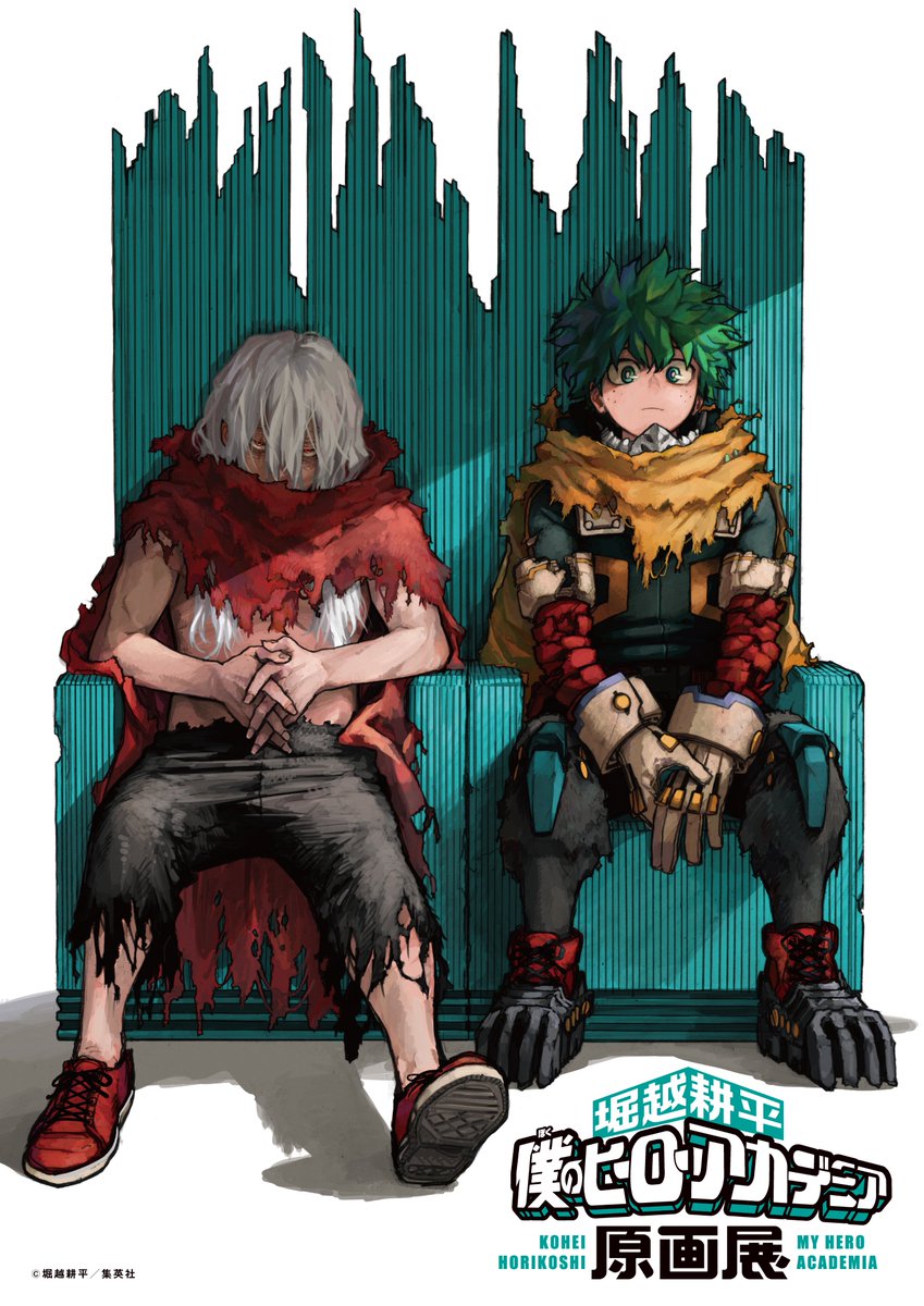 My Hero Academia Original Art Exhibition - Acrylic MEGA Figure W Big Explosion Killer God Dynamite & Tomura Shigaraki