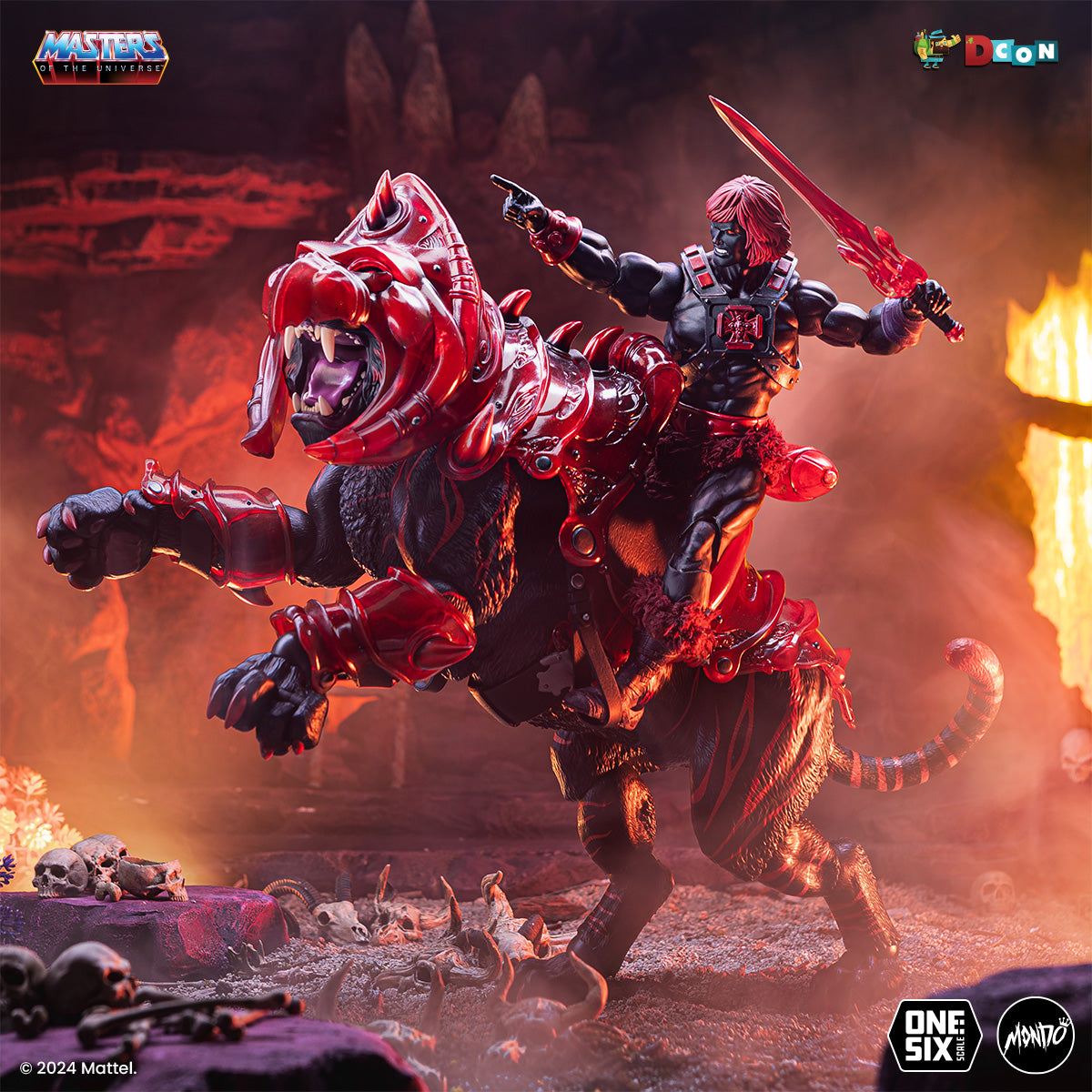 Masters of the Universe - Battle Cat 1/6 Scale Figure - Anti-Eternia Variant (Designer Con Exclusive)